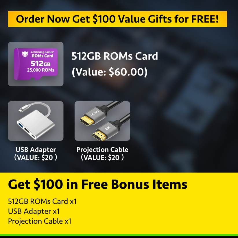 🎮 Retro Handheld Console – 25K+ Games + 8K TV Ready!